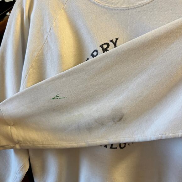 Vintage 80s Buffalo State Perry Hall college Sweatshirt L - Picture 3 of 5